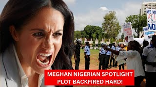 LISTEN TO ME I AM A PRINCESS! Meghan CAUGHT SCREAMING After Angry Nigerians Leave Meghan's Speech.