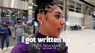 Flight Attendant Vlog 06: Got Written Up & Missed Commuting Flight