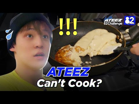 ATEEZ Cooks an American Breakfast | 82Challenge EP.3