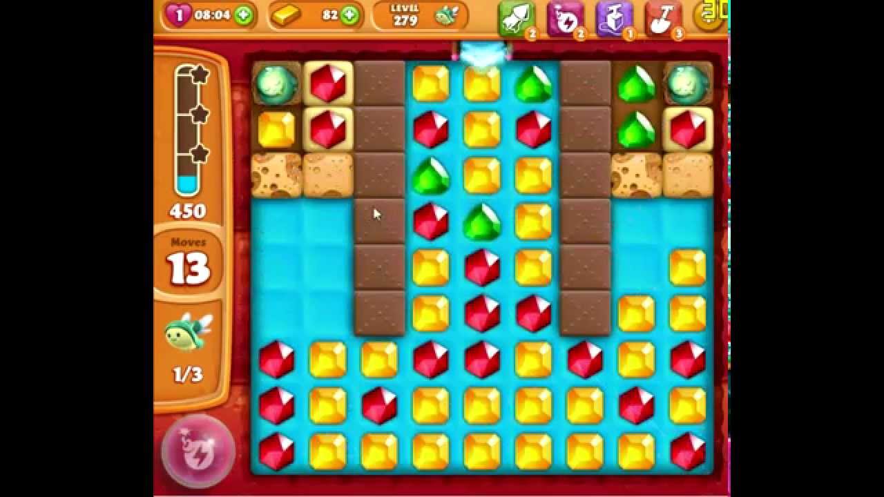 Diamond Digger Saga level 279 no boosters 😈