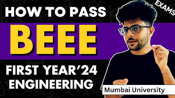 How to Pass BEE ( Basic Electrical & Electronics Engineering ) | First year | BEE Importance  👨‍💻🔥