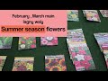 Summer season flowers to plant in February and March month | Happy Plants