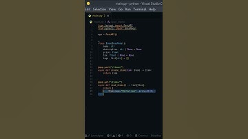 how to use response model type in fastapi | python tutorial for beginners #python #pythontutorial