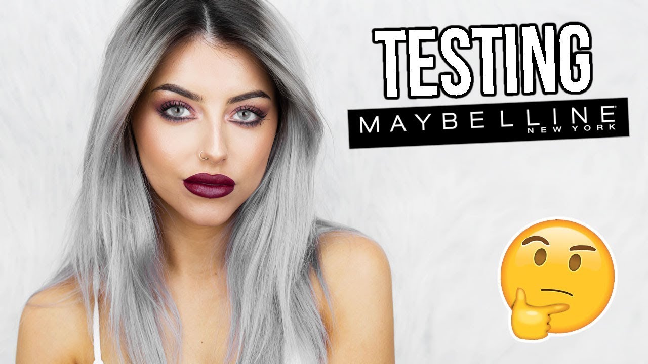 TESTING MAYBELLINE MAKEUP / FULL FACE FIRST IMPRESSIONS YouTube