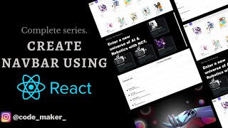 React Navbar tutorial for beginners | codemaker | learn & create #2