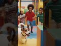 Jack Russell dog enters kids play area and no one is able to stop or catch the dog 🤣