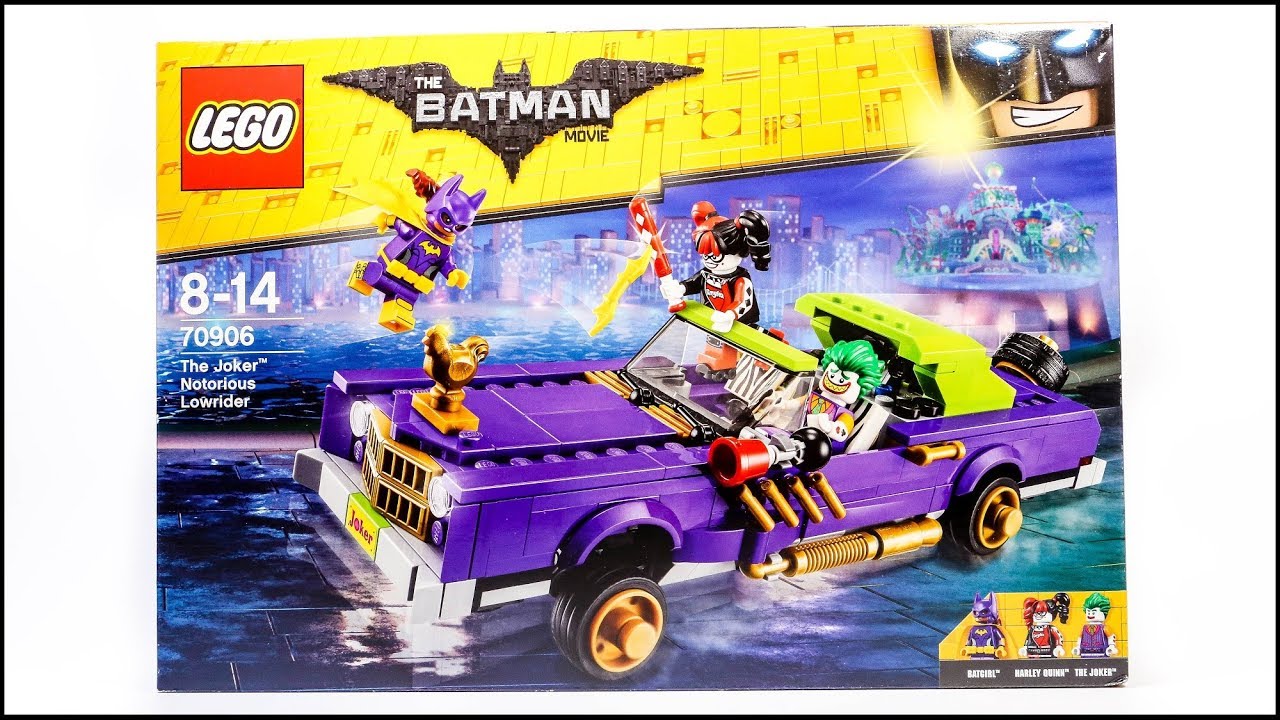 LEGO 70906 Batman Movie The Joker Notorious Lowrider Speed Build - YouTube