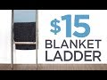 $15 DIY Blanket Ladder | 3