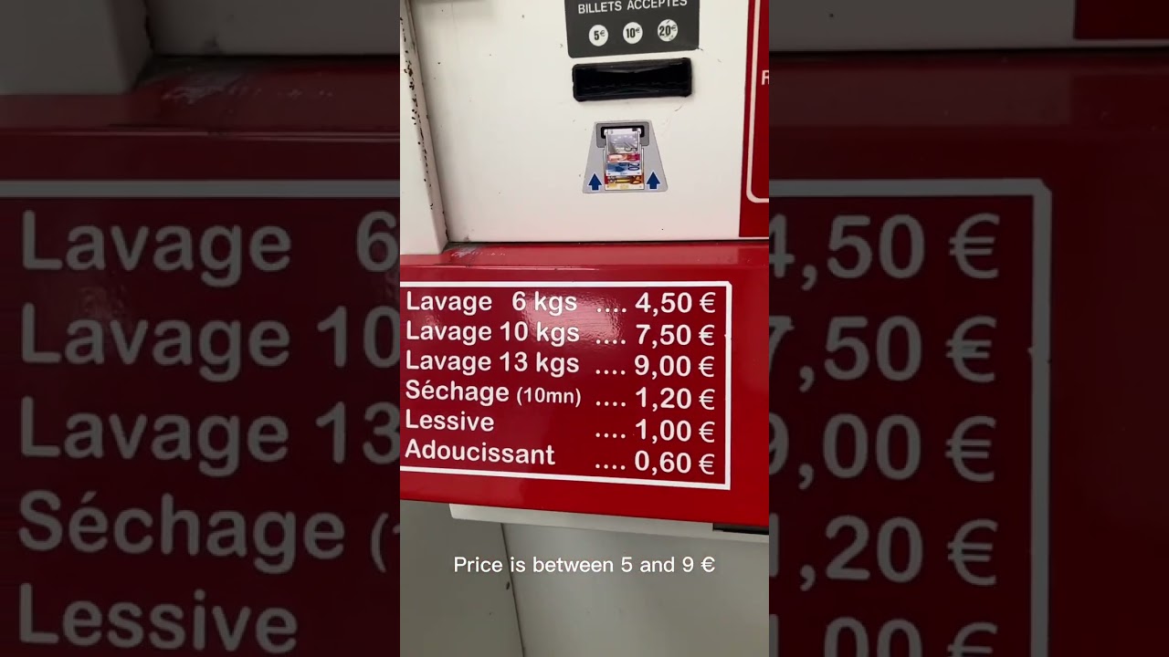 How much does it cost to do Laundry in #paris ?