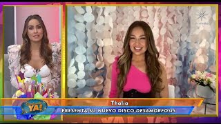 Thalía in CUÉNTAMELO YA! to promote her #desAMORfosis album