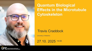 BioED webinar 41 - Travis Craddock - Quantum Biological Effects in the Microtubule Cytoskeleton