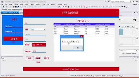 C# Hostel Management System(Project Overview)