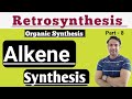 Alkene Synthesis in Disconnection Approach