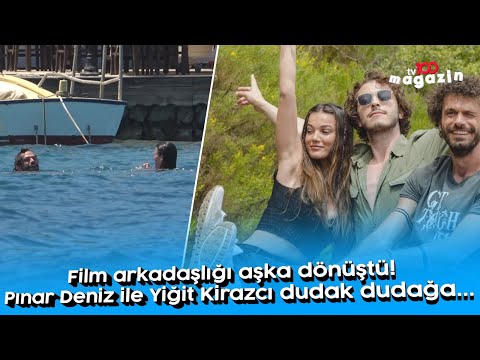 Film arkadaşlığı aşka dönüştü! Pınar Deniz ile Yiğit Kirazcı dudak dudağa...