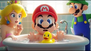 Baby Marios Bath Time Lego Luigi And Peach Enter The Nintendo Switch To Save Mario Mario Story