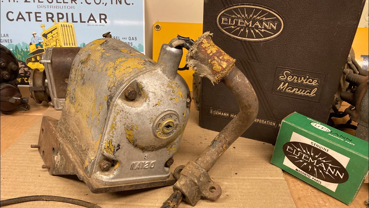 Opening Up This Vintage Caterpillar Eisemann Magneto - What Will