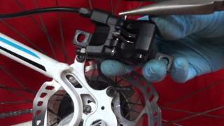 HOW TO CHANGE FIT BRAKE PADS SHIMANO BRM HYDRAULIC BICYLE DISC BRAKES