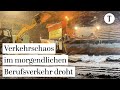 Glatteis-Alarm in Berlin: Verkehrschaos im morgendlichen Berufsverkehr droht