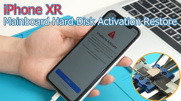 Activate iPhone XR Mainboard Hard Disk With JC P13 Nand Programmer.