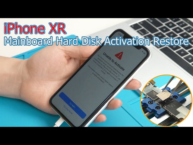 Activate iPhone XR Mainboard Hard Disk With JC P13 Nand Programmer