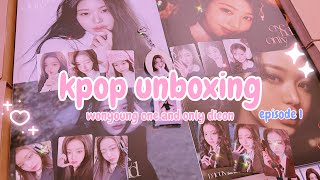 unboxing all 4 versions of wonyoung one and only dicon ! ♡ - YouTube