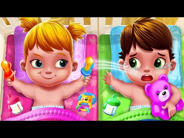 Fun Baby Care Game - Baby Twins Adorable Two - Play Fun Dress Up, Bath Time  & Care Games For Kids 