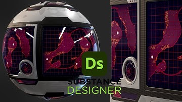 Stylized Sci-Fi Screen in Substance 3D Designer