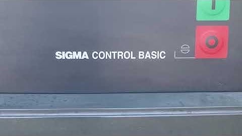How to reset the maintenance light and hours on a Kaeser Sigma Control Basic controller