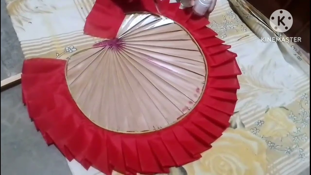 Traditional hand made palm leave fan for hater kaj❤️❤️❤️ 