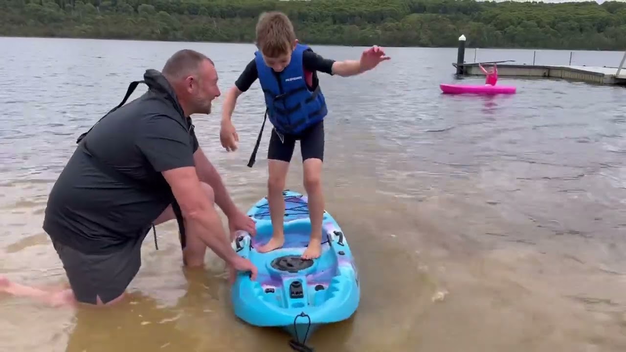 Kids Kayaking Safety Basics #2 - how to help your kids in & out of sit on 