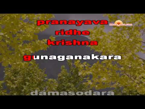 Karaoke Of Jaya Janardana Krishna Radhika Pathe By MeraGana.com
