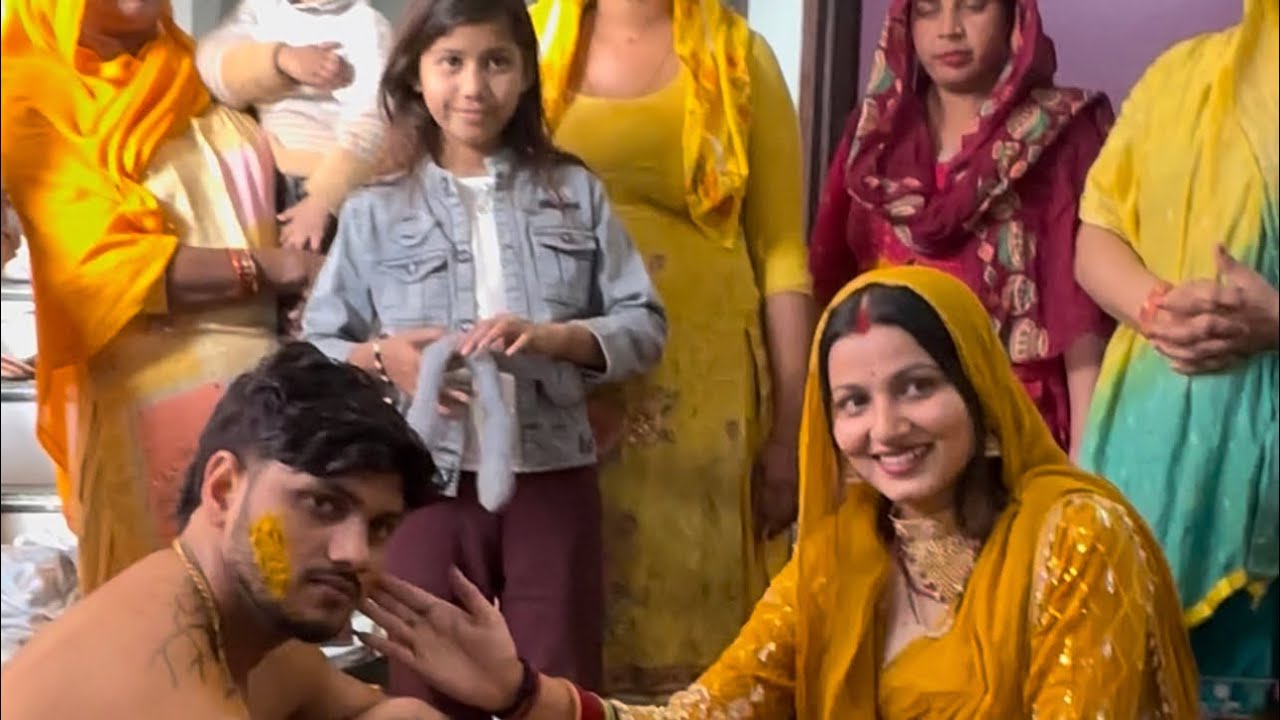 चड गई हल्दी❤️अब जाएगी बारात||