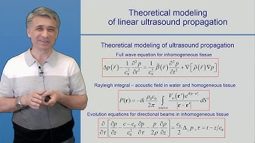 MOOC Course 2 : Generation and propagation of ultrasound Part 2 Oleg