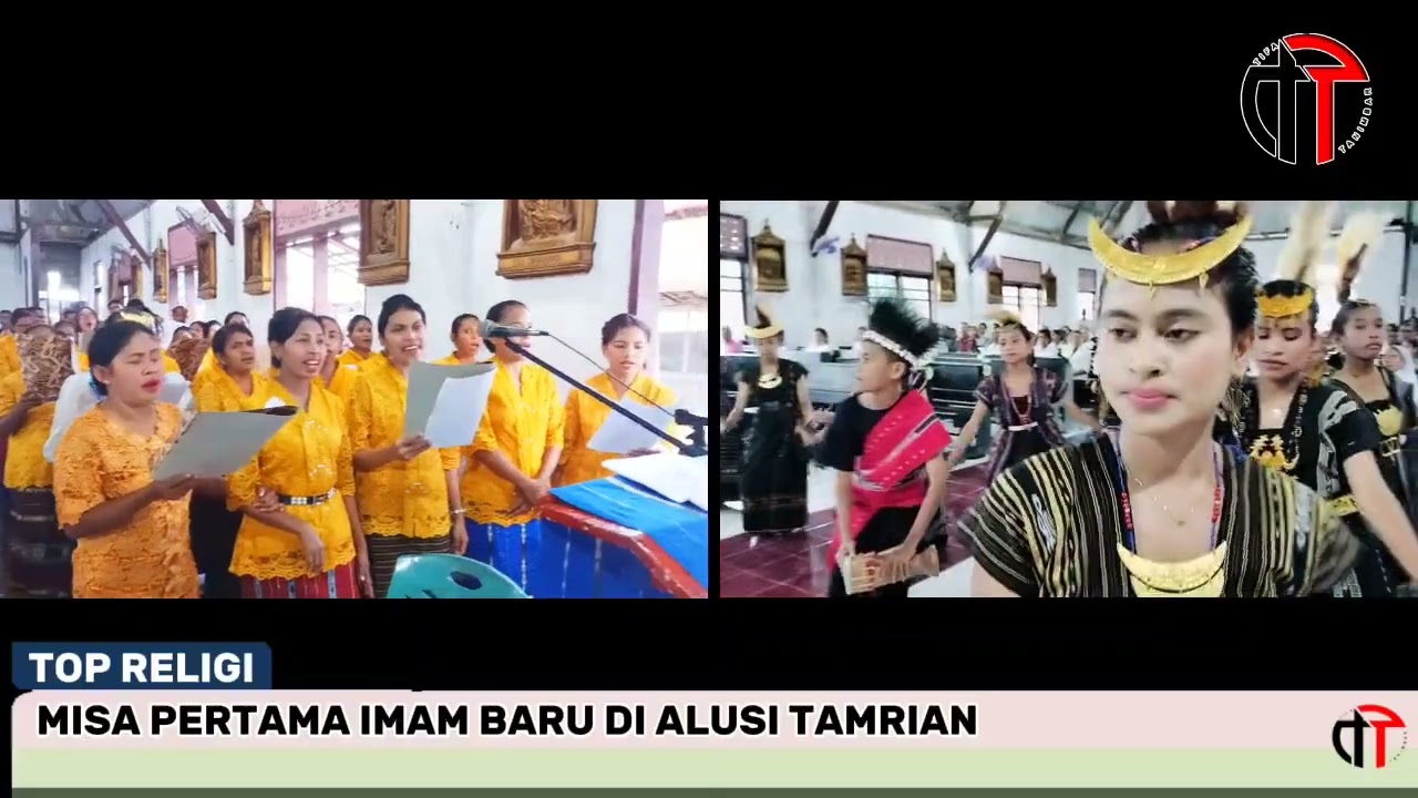 Misa Perdana Imam Baru di Alusi Tamrian