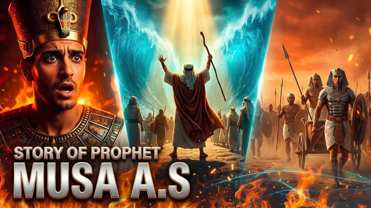 The Story of Prophet Musa (AS) | Quran Story of Musa and Firawn ...