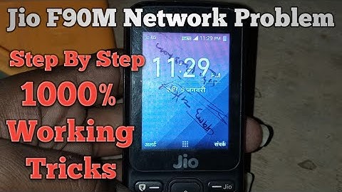 Jio f90M Network Running Problem Solution || Jio Network Running Problem Solution Step By Step
