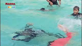 SERU!!! BERMAIN & BELAJAR BERENANG BARENG MACHA