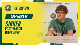 Sinner Semi-final post-match interview | Roland-Garros 2024