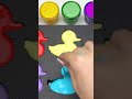 Mixing All Rainbow Swimming Duck Slime