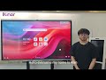 AI function of high end model-3576 interactive flat panel.