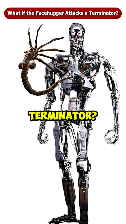What If the Facehugger Attacks a Terminator? #Short #Viral