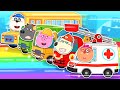 5 little trucks  learning vehicles song  funny kids songs  woa baby songs