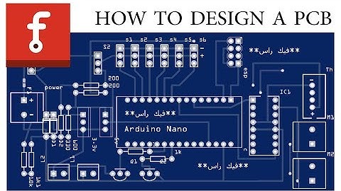 كيفية عمل تصميم للوحة PCB بكل سهولة باستخدام برنامج fritzing