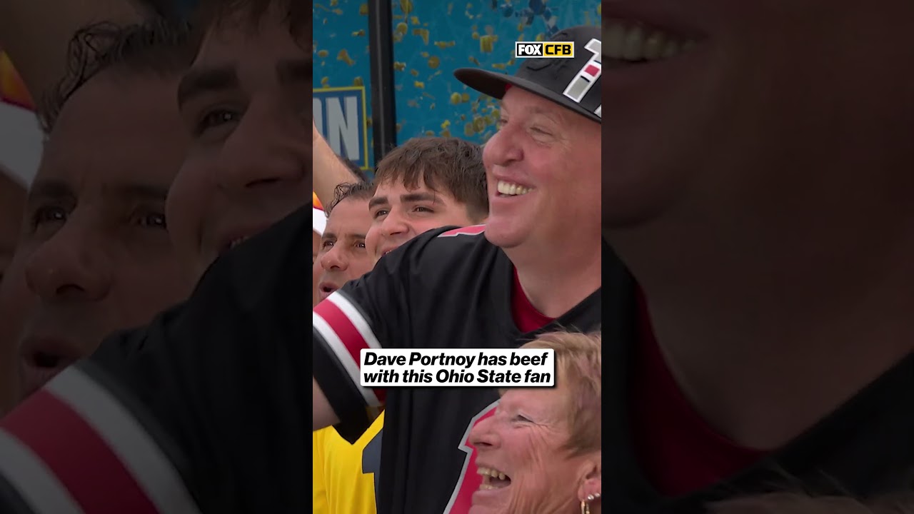 This Ohio State fan did WHAT in Dave Portnoy's driveway? #CFB #ohiostate #michigan #football