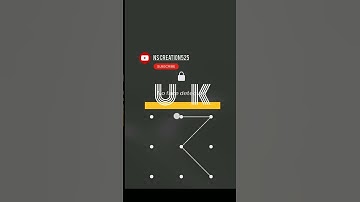 U♥️K pattern lock screen #patternlock #pattern