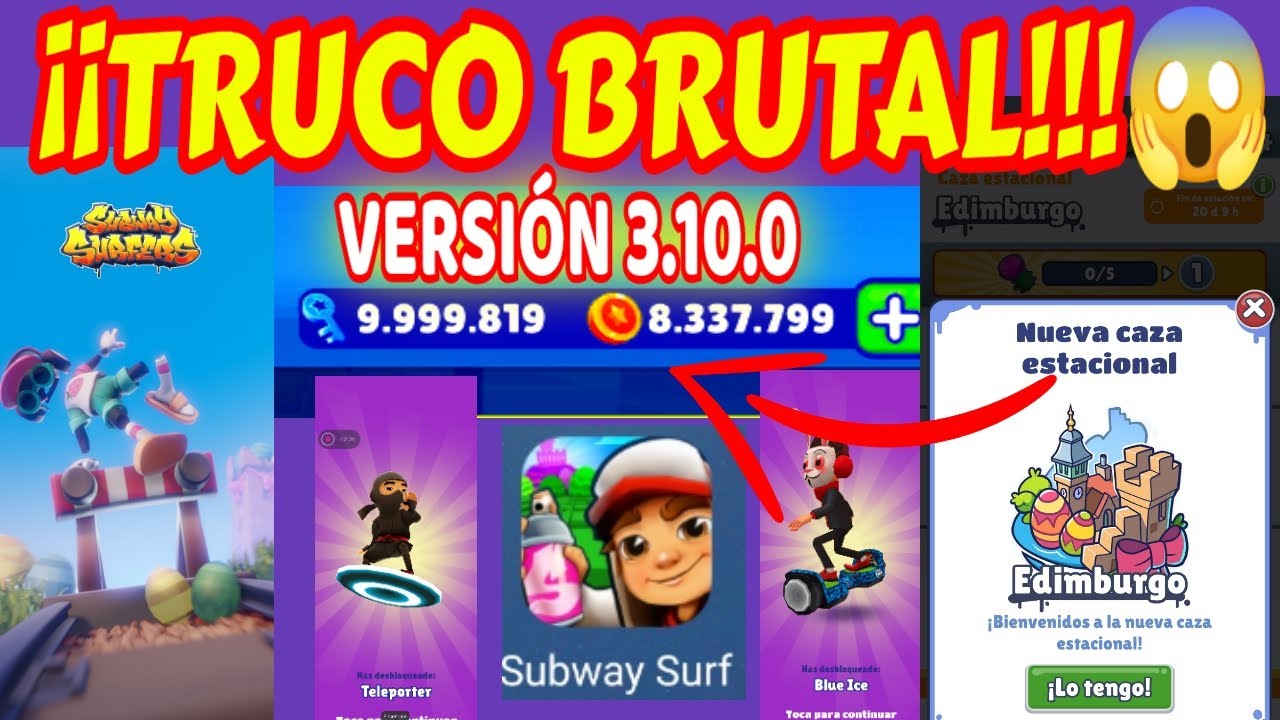 Tutorial.. Pon toda las compras gratis en Subway Surfers 