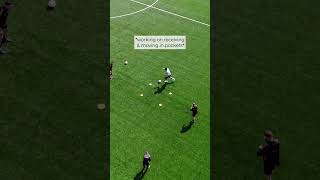 The perfect passing drill for Centre Midfielders |  #training121 #cmdrills #cmtips #passingdrills