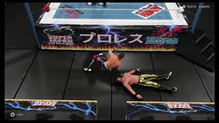 Outside corkscrew moonsault
