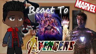 : Spider-man Across the Spider Verse react to Avengers {| gacha club |} | Full Video