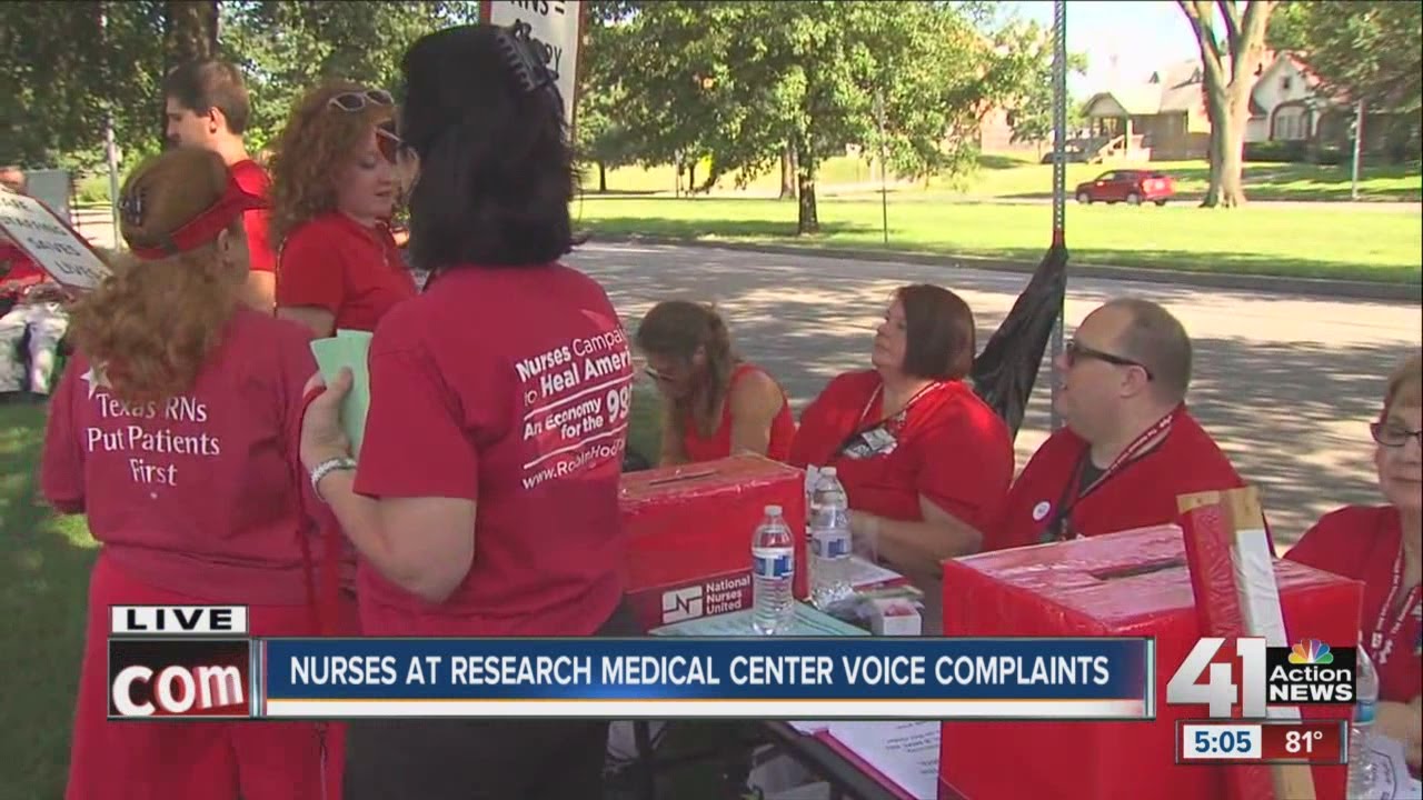 Nurses at Research Medical Center voice complaints